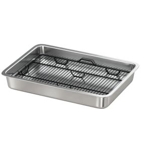 Dog Potty Tray Stainless Steel For Small And Medium Dogs, Dog Training Tray For Porch, Bathroom, Balcony (Option: Silver)
